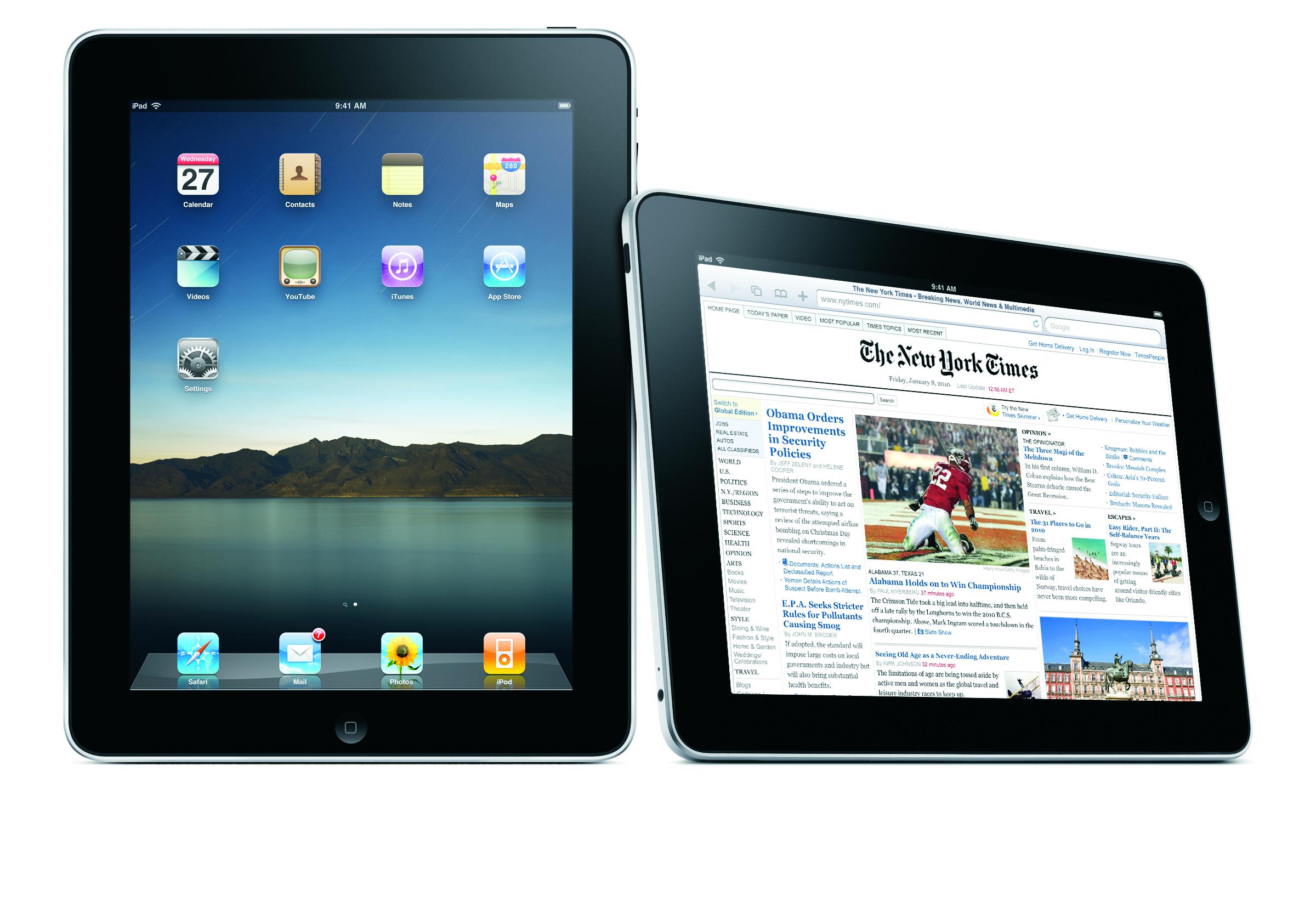 iPad - Image Courtesy of Apple